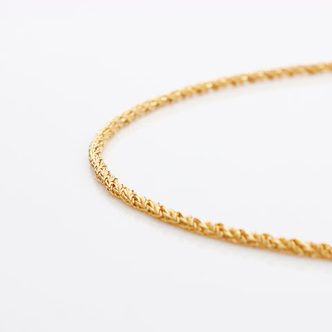 Christian Dior Logo Chain Vintage Necklace gold WS8805