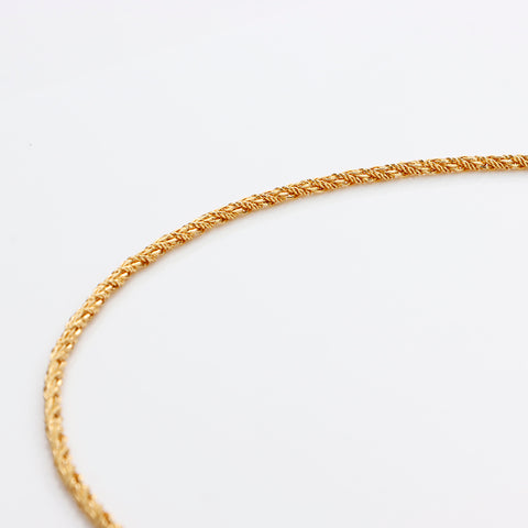 Christian Dior Logo Chain Vintage Necklace gold WS8805