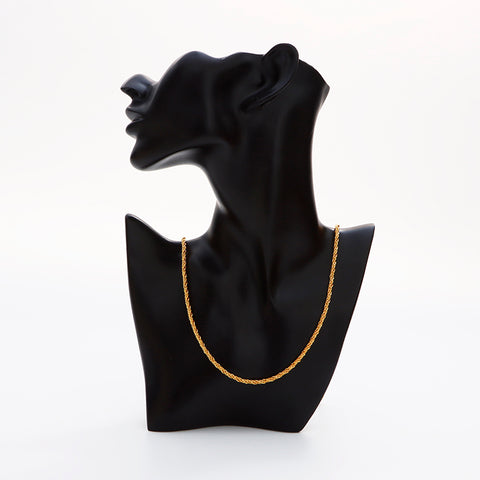 Christian Dior Logo Chain Vintage Necklace gold WS8805