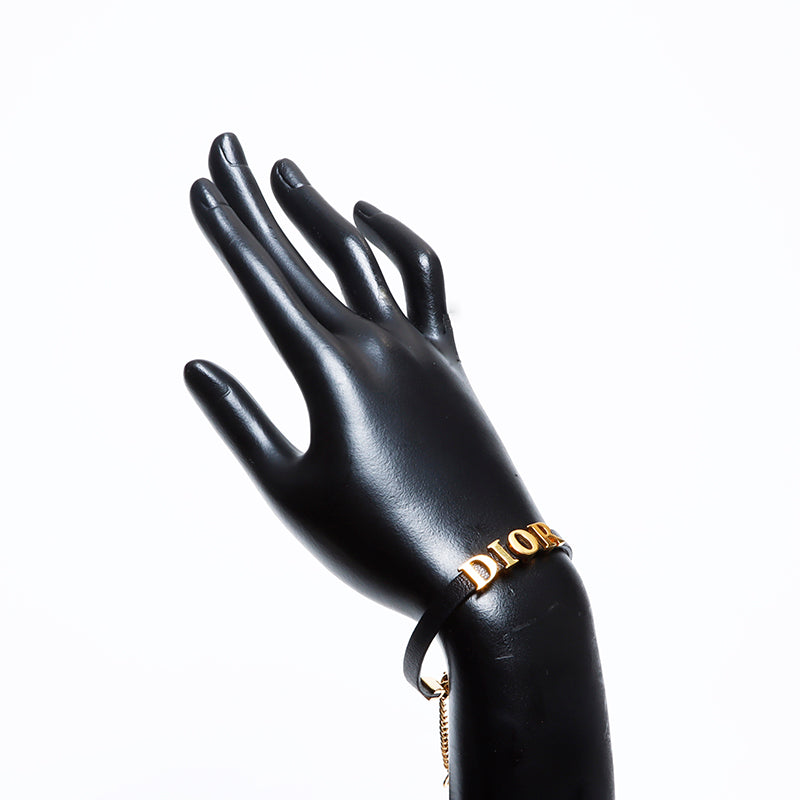 クリスチャンディオール Christian Dior レザー ロゴ