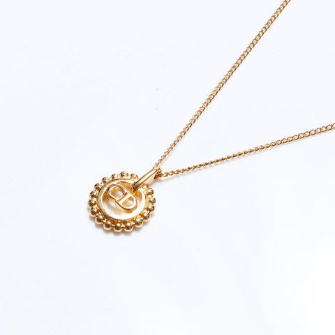 Christian Dior logo Necklace gold WS8810