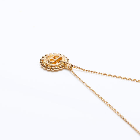 Collier logo Christian Dior or WS8810