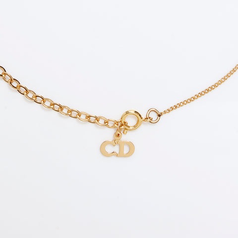 Christian Dior logo Necklace gold WS8810