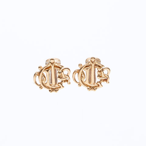 Christian Dior logo Earring gold WS8818