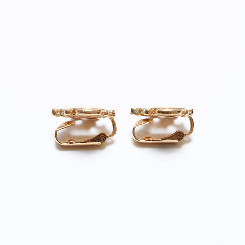 Boucle d'oreille logo Christian Dior or WS8818