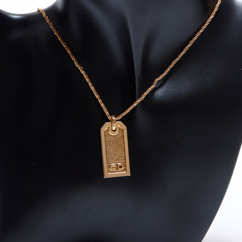 Christian Dior CD Necklace gold WS8821