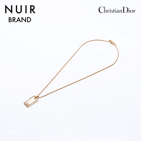 クリスチャンディオール Christian Dior CD ネックレス ゴールド WS8821