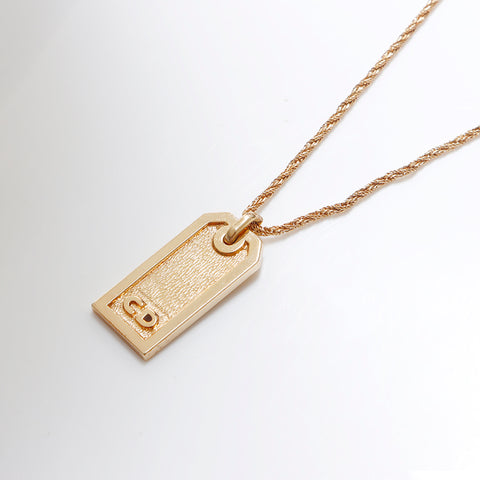 Christian Dior CD Necklace gold WS8821