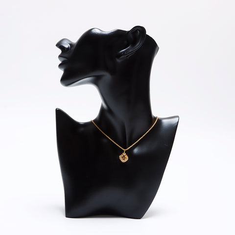 Christian Dior Rhinestone Necklace gold WS8826