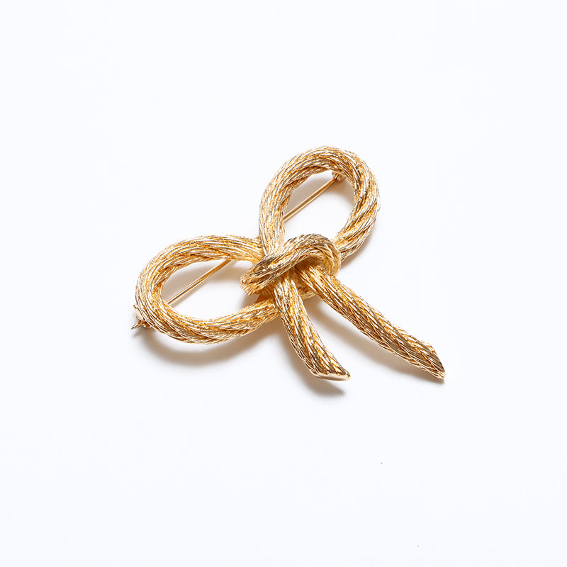 Dior リボン型ブローチ クリスチャンディオール Christian Dior リボンモチーフ ブローチ