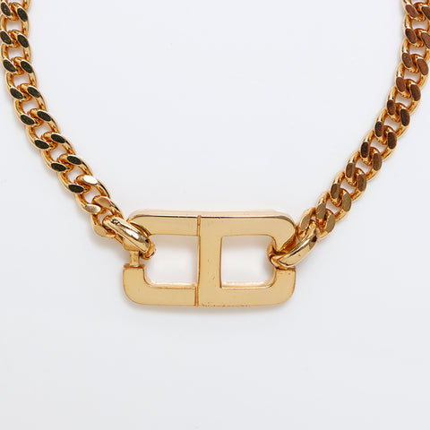 Christian Dior CD logo vintage bracelet Silver WS8830