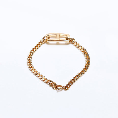 Christian Dior CD logo vintage bracelet Silver WS8830