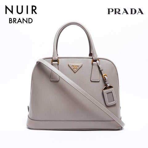 プラダ PRADA サフィアーノ レザー 2way ハンドバッグ ベージュ WS8871 – NUIR VINTAGE