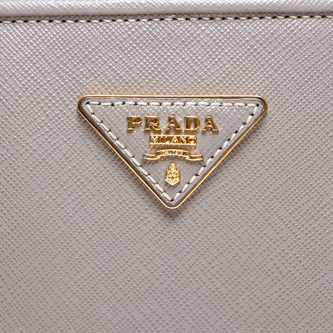 プラダ PRADA サフィアーノ レザー 2way ハンドバッグ ベージュ WS8871