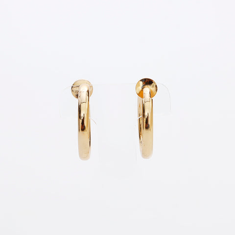 Christian Dior Circle Vintage Earring gold WS8876