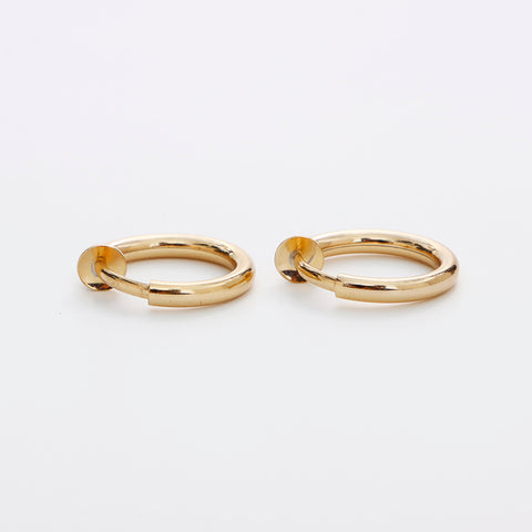 Christian Dior Circle Vintage Earring gold WS8876