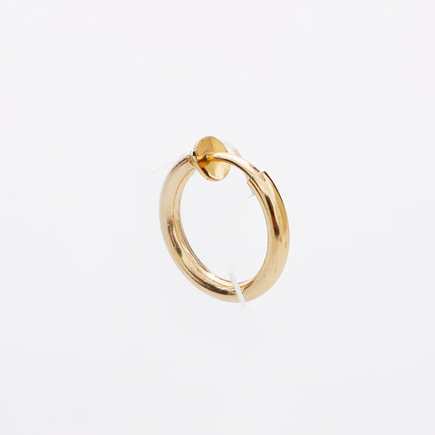 Christian Dior Circle Vintage Earring gold WS8876