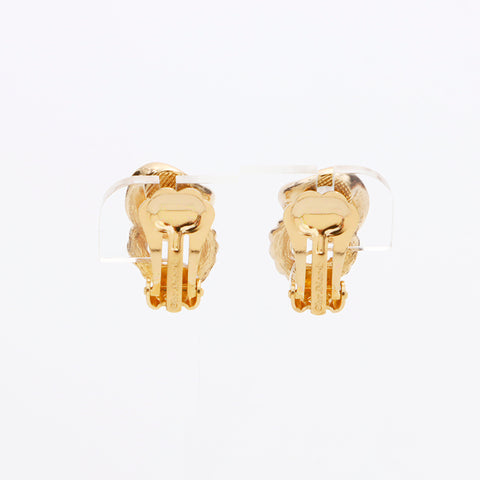 Christian Dior Boucle d'oreille chaîne strass or WS8884
