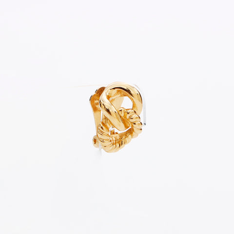 Christian Dior -Strasskette Ohrringe Gold WS8884