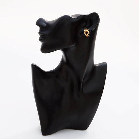 Christian Dior -Strasskette Ohrringe Gold WS8884