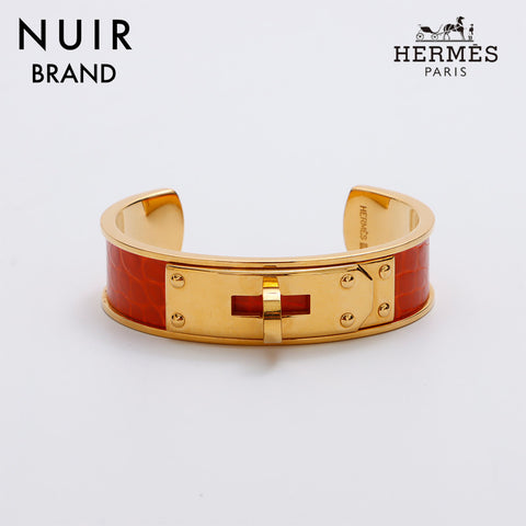 エルメス HERMES 2000s オレンジ バングル ゴールド WS8924 – NUIR VINTAGE