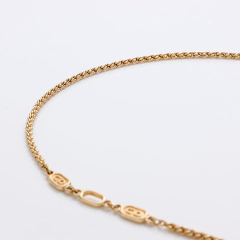 Christian Dior CD logo Collier or WS8944