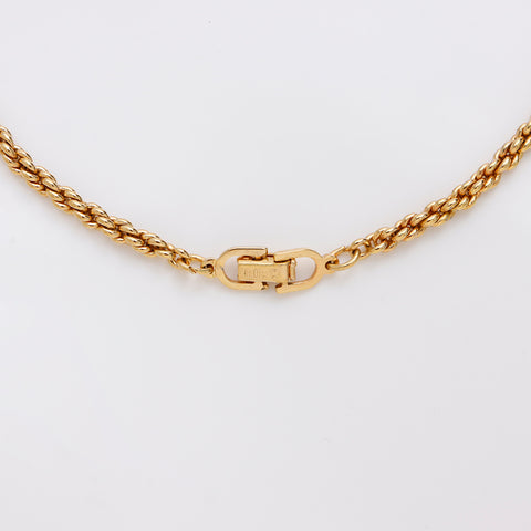 Christian Dior CD logo Collier or WS8944