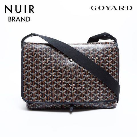 ゴヤール GOYARD ゴヤールディンキャンバス カーフスキン カペシアン ショルダーバッグ ブラウン WS8952