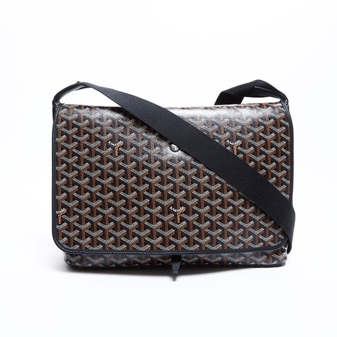 ゴヤール GOYARD ゴヤールディンキャンバス カーフスキン カペシアン ショルダーバッグ ブラウン WS8952