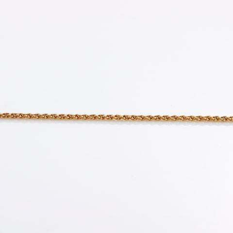 Christian Dior Rhinestone Necklace gold WS8963