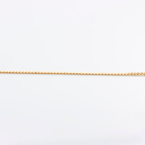 Christian Dior CD logo circle Necklace gold WS8964