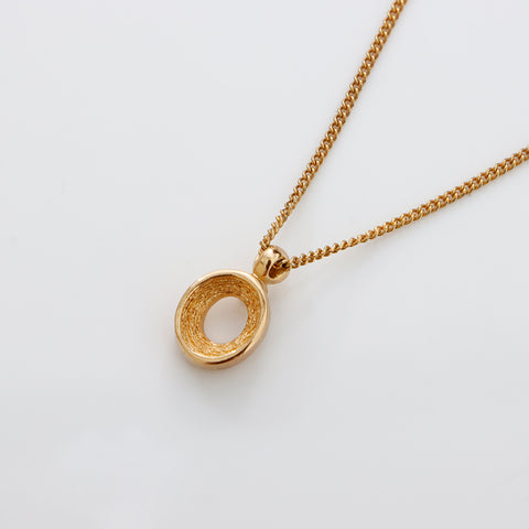 Christian Dior Rhinestone Necklace gold WS8966