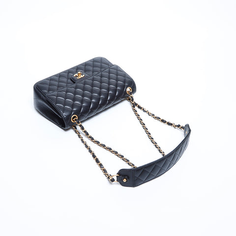 Chanel Chanel 30th Matelasse Chain Bager Sac Black WS9000