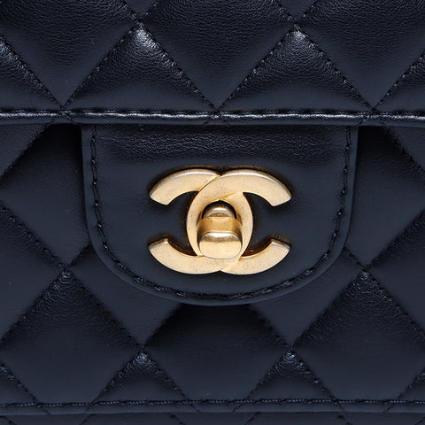 Chanel Chanel 30th Matelasse Chain Bager Sac Black WS9000