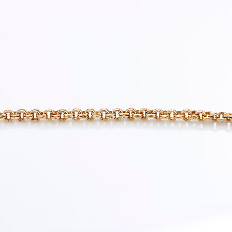 克里斯蒂安·迪奥（Christian Dior Chain）水钻老式项链金黄金WS9015