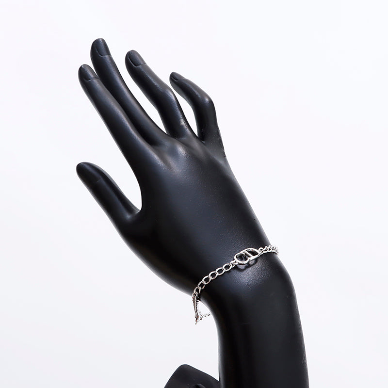 Christian Dior(クリスチャンディオール) ブレスレット B6025】Christian Dior logo cut out bracelet/クリスチャン