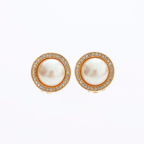 克里斯蒂安·迪奥（Christian dior Pearl）耳环金WS9028