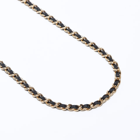 CHANEL 10. Serie Mini Mini Matelasse Lammleder Charm Chain COCO Mark Umhängetasche schwarz WS9046