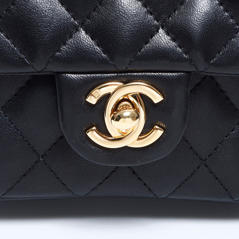 シャネル CHANEL 10番台 ミニミニ マトラッセ ラムスキン