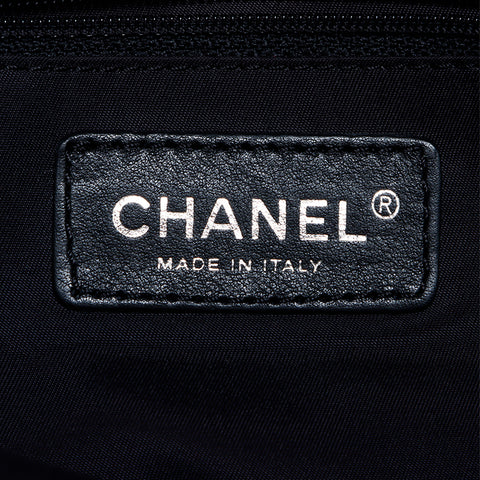 CHANEL 10. Serie Sportlinie Matelasse Pony Umhängetasche schwarz WS9049