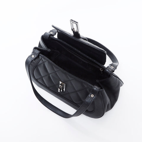 CHANEL 10 Serie Kaviarhaut 2,55 Handtasche schwarz WS9052