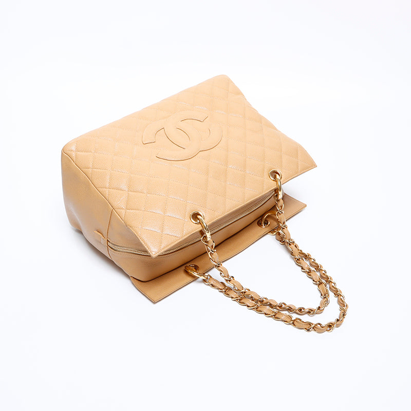 CHANEL シャネル トートバッグ ラフィア レザー ココマーク