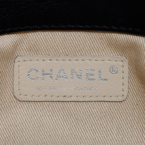 シャネル CHANEL 8番台 ワンショルダー 2.55 レザー シルバー金具 チョコバー ショルダーバッグ ブラック WS9056