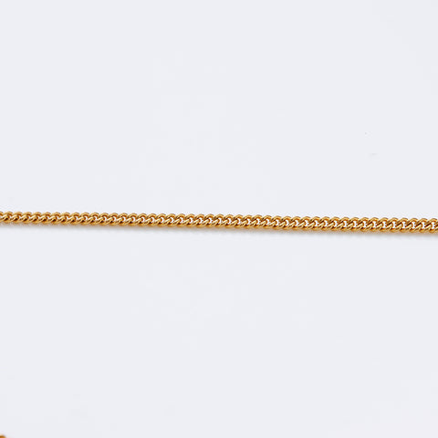 Christian Dior Heart pearl Necklace gold WS9057