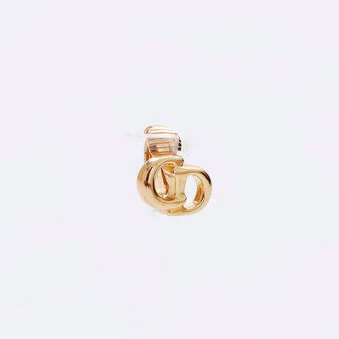 基督教Dior CD徽标耳环金WS9059