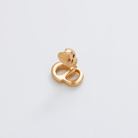 基督教Dior CD徽标耳环金WS9059