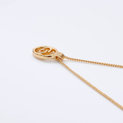 基督教Dior CD徽标复古项链金WS9060