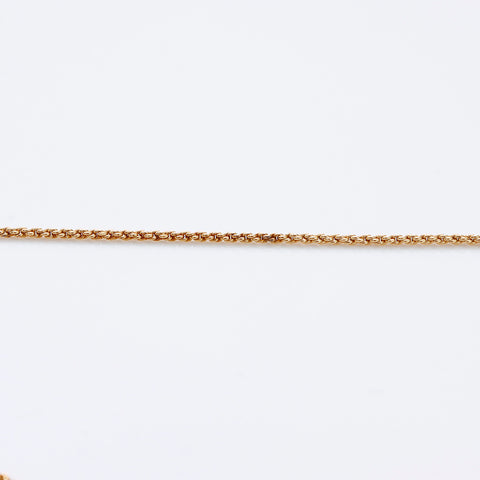 Christian Dior CD logo strass Collier or WS9061