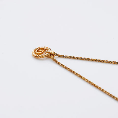 基督教Dior CD徽标项链Gold WS9062