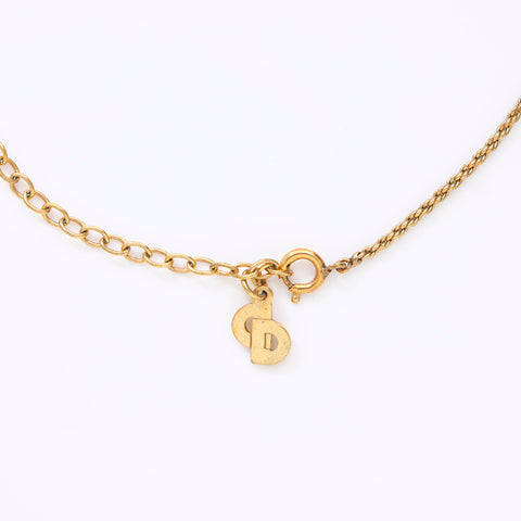 基督教Dior CD徽标项链Gold WS9062